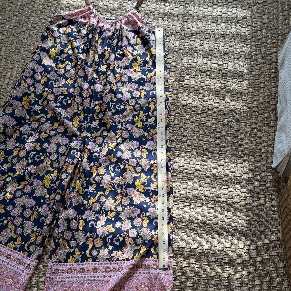 Bucket List Boho Paisley Wide Leg Romper Jumpsuit, Size Small - Picture 9 of 10